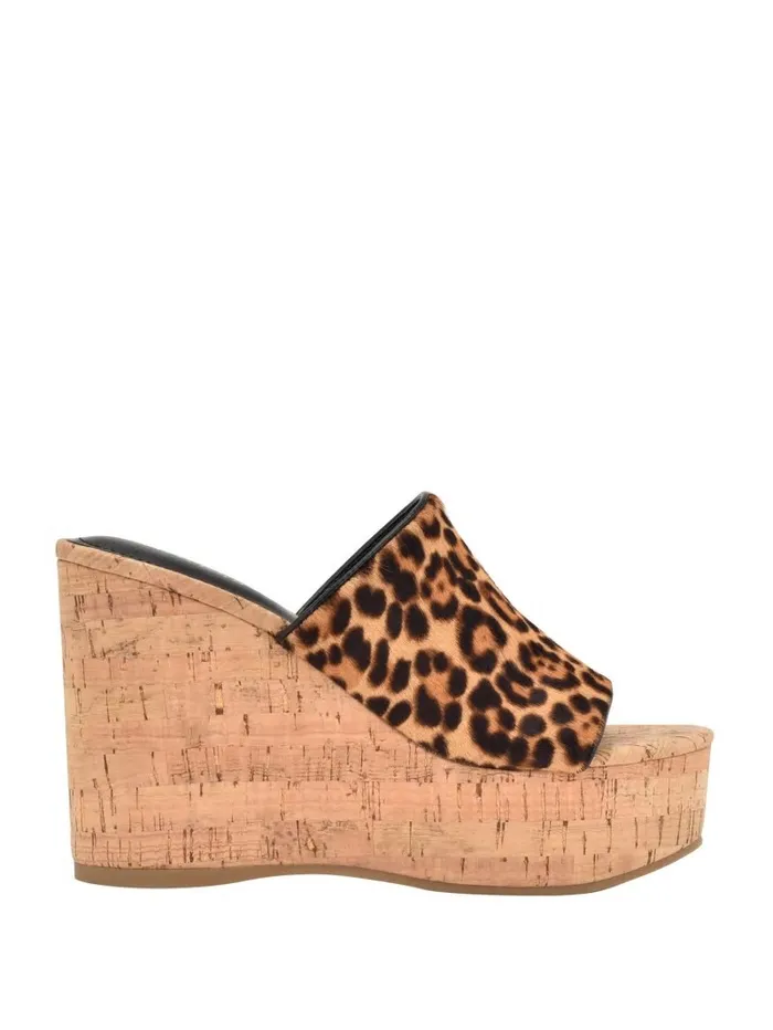 GUESS Yenise Wedge Sandals Medium Brown Women Sandals GUESS Yenise Wedge Sandals Medium Brown Women Sandals