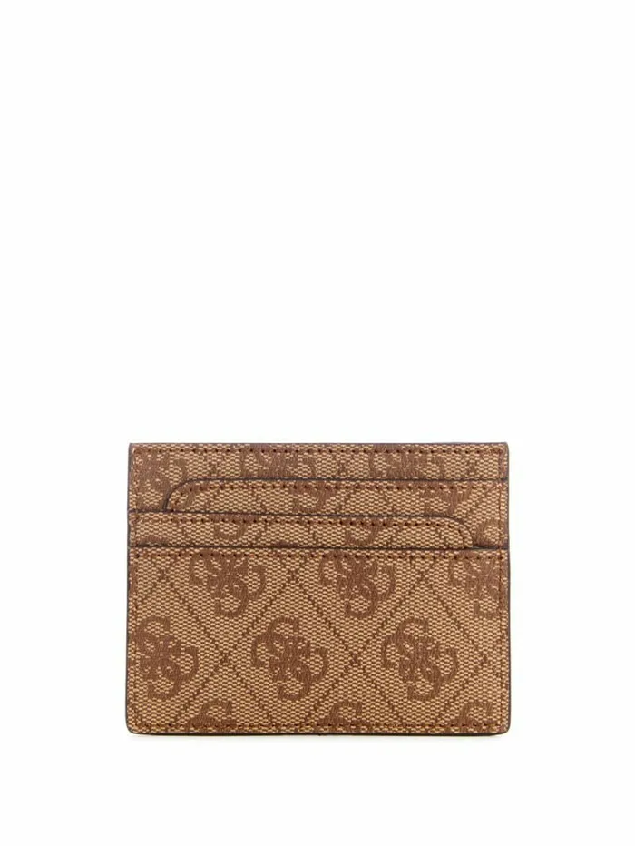 Handbags GUESS Women Laurel Quattro G Card Holder Latte Logo Handbags GUESS Women Laurel Quattro G Card Holder Latte Logo
