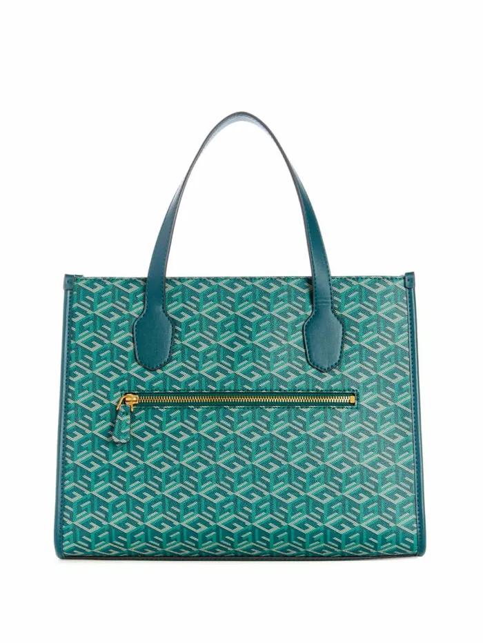 Handbags GUESS Women Silvana G Cube Tote Hunter Logo Handbags GUESS Women Silvana G Cube Tote Hunter Logo