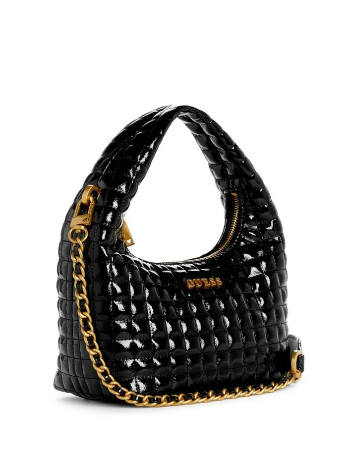 Handbags GUESS Women Tia Hobo Bag Black Handbags GUESS Women Tia Hobo Bag Black