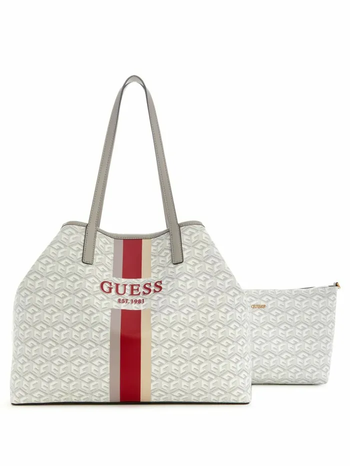 Handbags GUESS Women Vikky Large Tote Steel