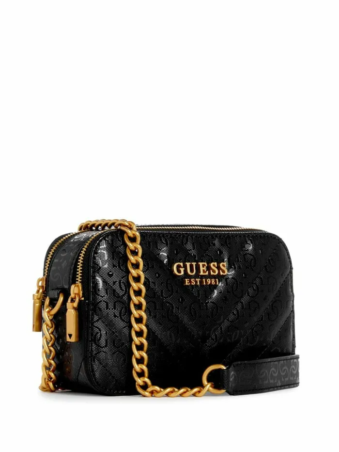 Handbags Jania Quilted Camera Crossbody Black GUESS Women Handbags Jania Quilted Camera Crossbody Black GUESS Women