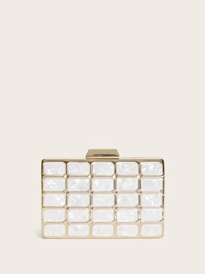 Handbags La Pearla Clutch Ivory GUESS Women