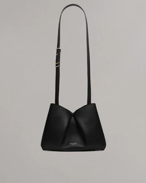 Handbags rag and bone Women Bloom Medium Calf Leather Crossbody Bag Antique WhiteBlackCognac