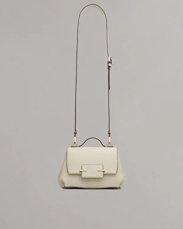 Handbags rag and bone Women Realm Leather Crossbody Bag Antique WhiteBlack