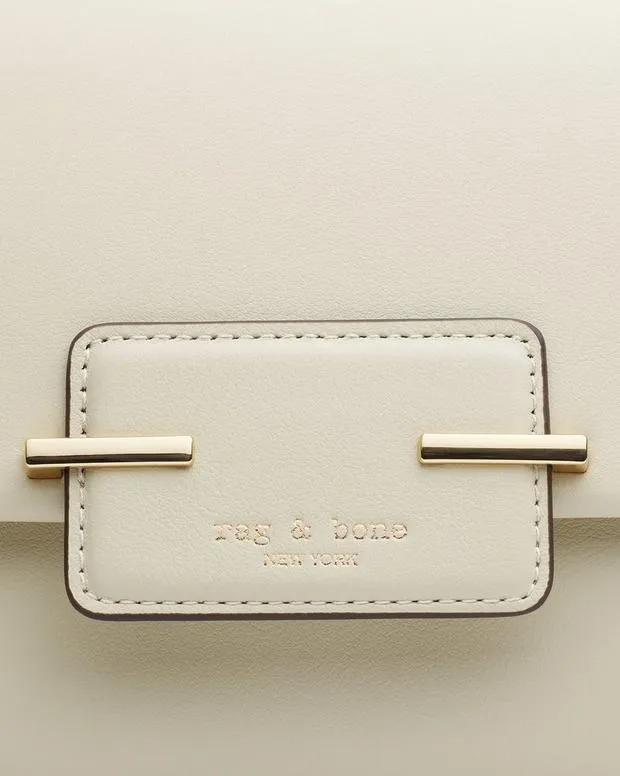 Handbags rag and bone Women Realm Leather Crossbody Bag Antique WhiteBlack