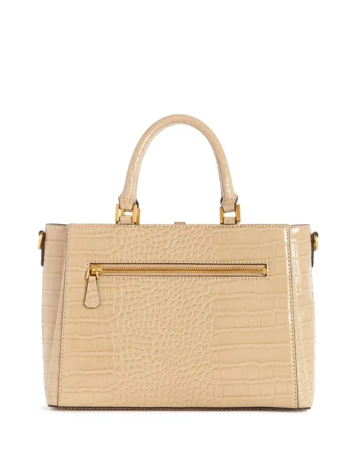 Handbags Women GUESS James Girlfriend Satchel Taupe