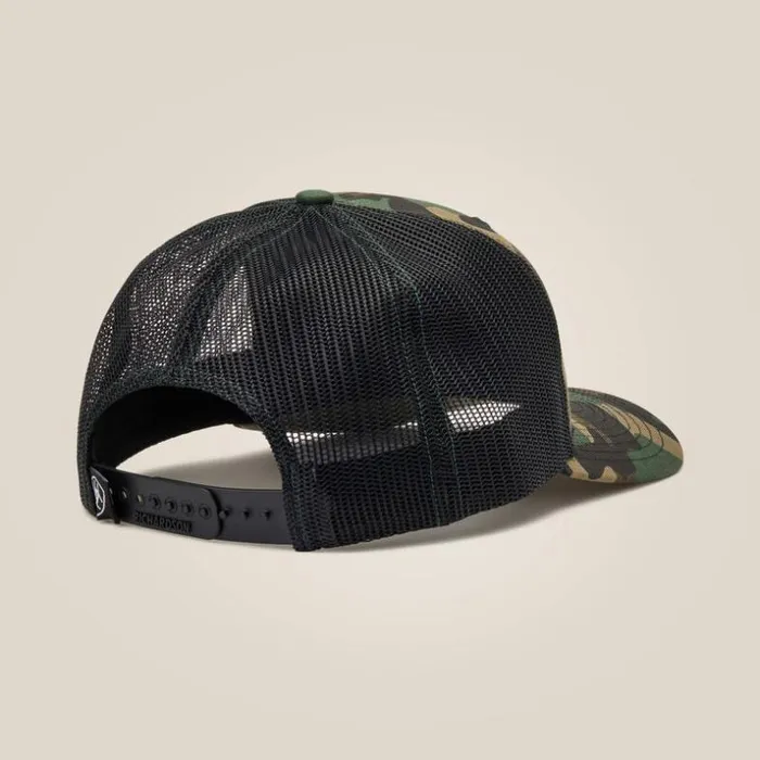Hats and Caps Men Ariat Flag Patch Cap Camo Hats and Caps Men Ariat Flag Patch Cap Camo