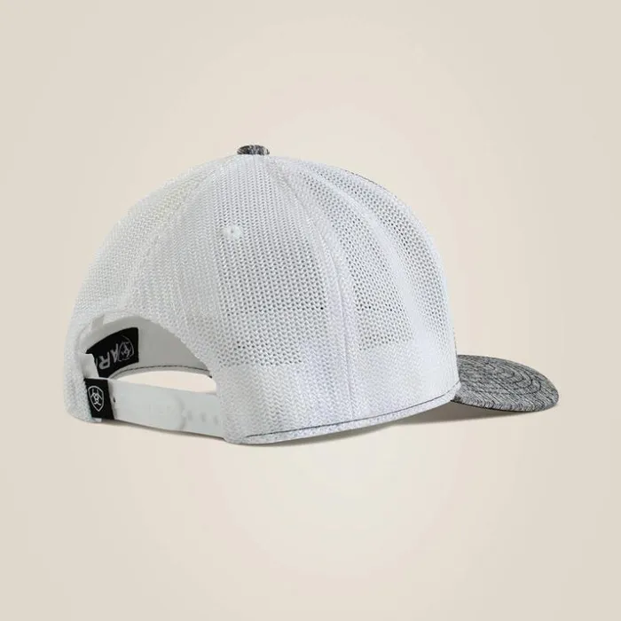 Hats and Caps Men Ariat Simple Logo Mesh Cap Grayflag Hats and Caps Men Ariat Simple Logo Mesh Cap Grayflag