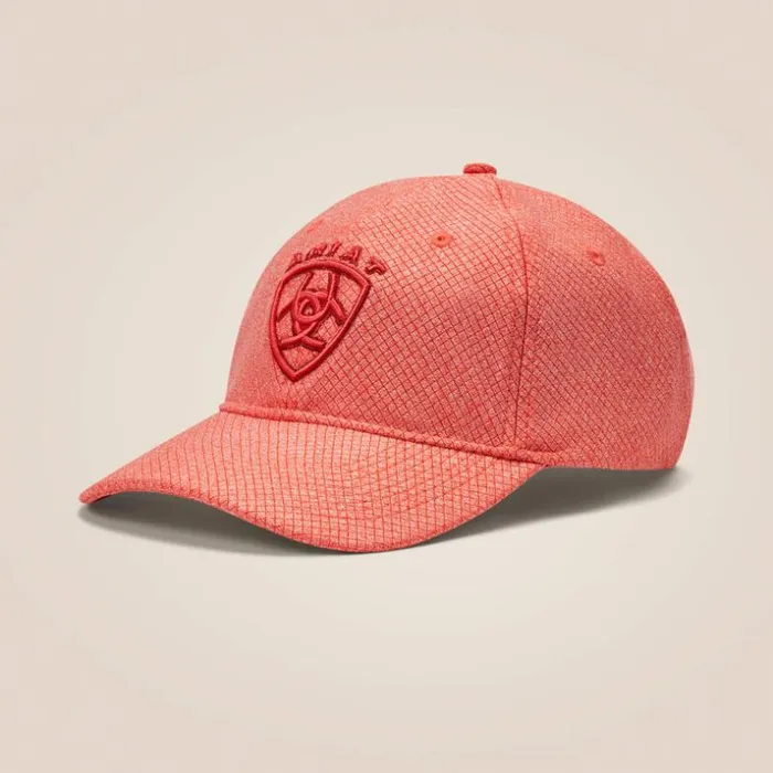 Hats and Caps Women Ariat Center Shield Logo Cap Orange
