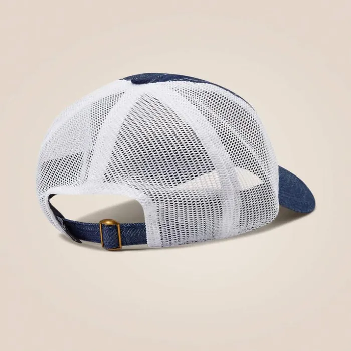 Hats and Caps Women Ariat Script Shield Cap Blue Hats and Caps Women Ariat Script Shield Cap Blue
