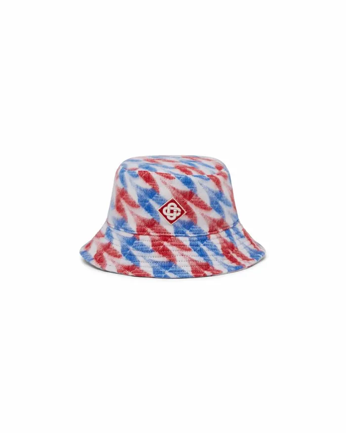 Hats MenWomen Casablanca Paris Aviation Houndstooth Bucket Hat