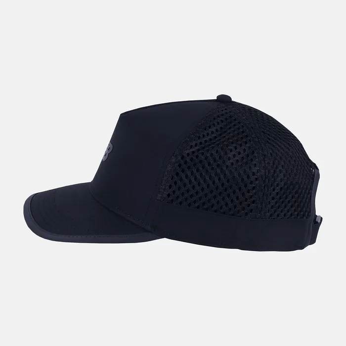 Hats MenWomen New Balance Speed Run Trucker BLACK with GUNMETAL Hats MenWomen New Balance Speed Run Trucker BLACK with GUNMETAL