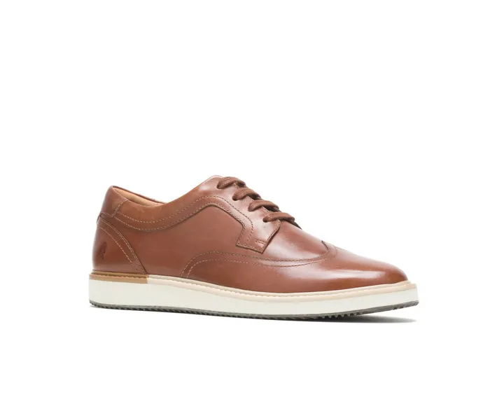 Heath Wingtip Oxford Cognac Leather Men Sneakers Hush Puppies