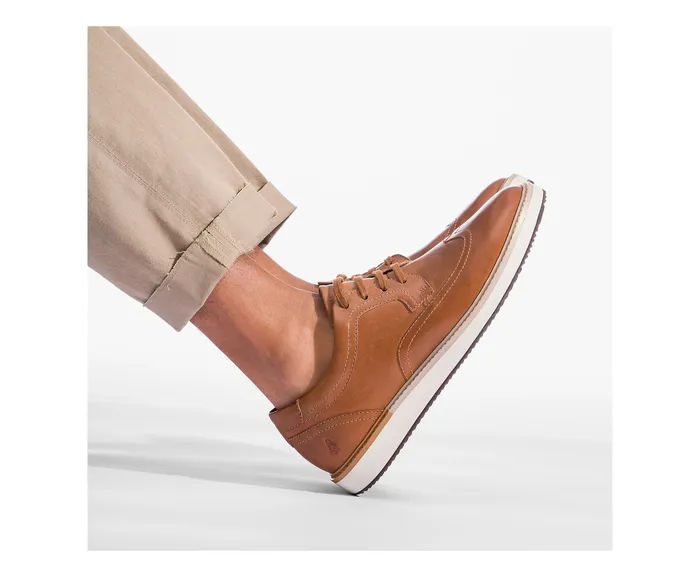 Heath Wingtip Oxford Cognac Leather Men Sneakers Hush Puppies