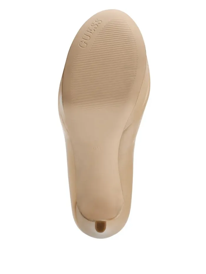 Heels GUESS Women Cacei PeepToe Stiletto Heels Light Natural 110 Heels GUESS Women Cacei PeepToe Stiletto Heels Light Natural 110