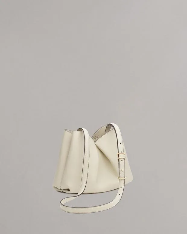 Heels rag and bone Women Bloom Medium Calf Leather Crossbody Bag Antique WhiteBlackCognac
