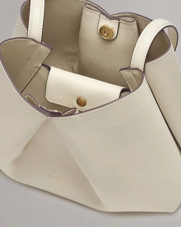 Heels rag and bone Women Bloom Medium Calf Leather Crossbody Bag Antique WhiteBlackCognac