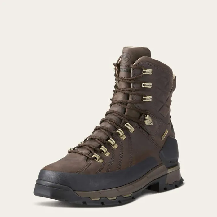 Hiking Boots and Shoes Men Ariat Catalyst VX Defiant 8034 GoreTex 400g Hunting Boot Bitter Brown