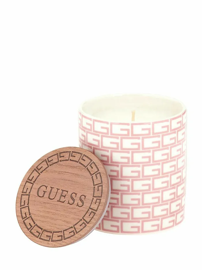 Home Greca Candle Rose Pink GUESS Women Home Greca Candle Rose Pink GUESS Women