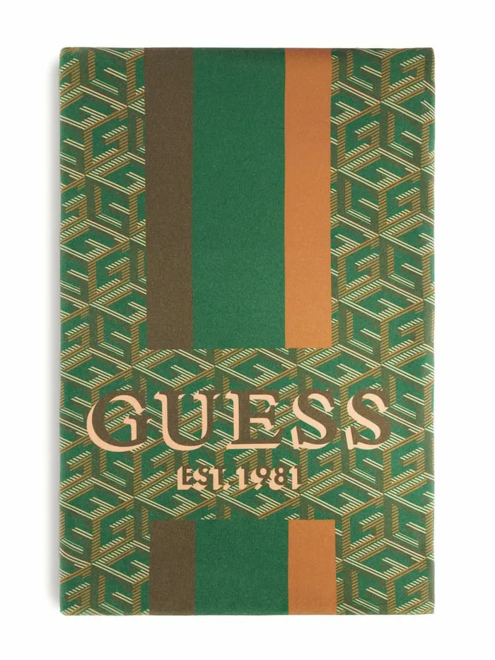 Home GUESS Women Fleece G Cube Blanket Green Multi Home GUESS Women Fleece G Cube Blanket Green Multi