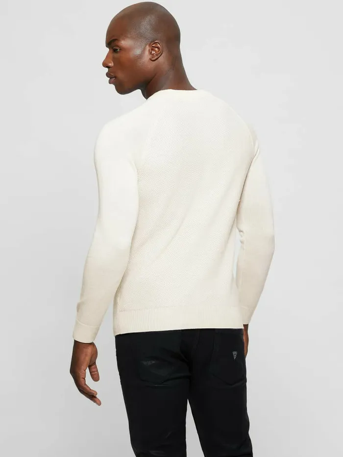 Hoodies and Sweaters Eco Alec WoolBlend Sweater Muted Stone GUESS Men Hoodies and Sweaters Eco Alec WoolBlend Sweater Muted Stone GUESS Men