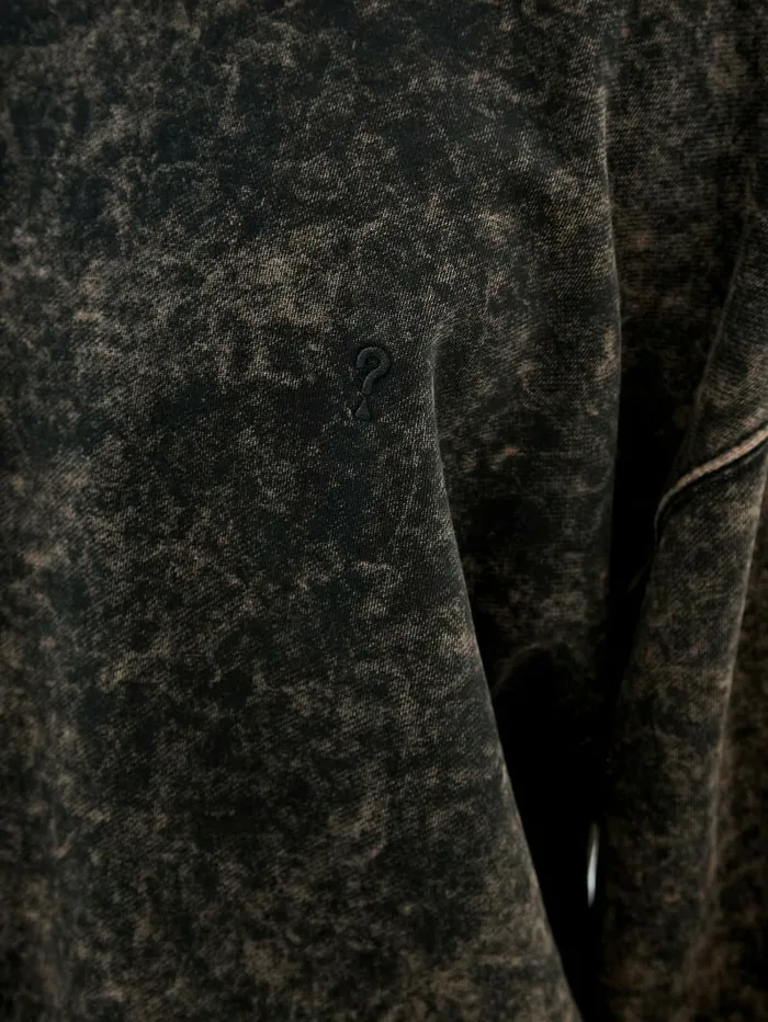 Hoodies and Sweaters GUESS Men GUESS Originals Acid Wash Crewneck Go Fleece Acid Wash