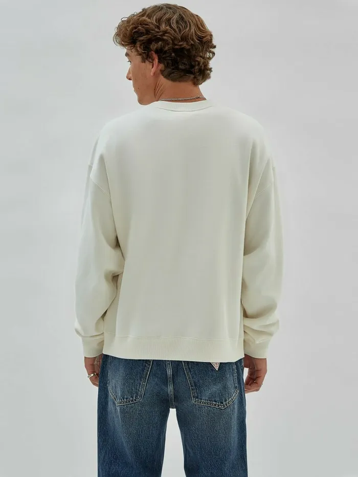 Hoodies and Sweaters Men GUESS GUESS Originals Vintage Dev Sweatshirt Sandy Shore