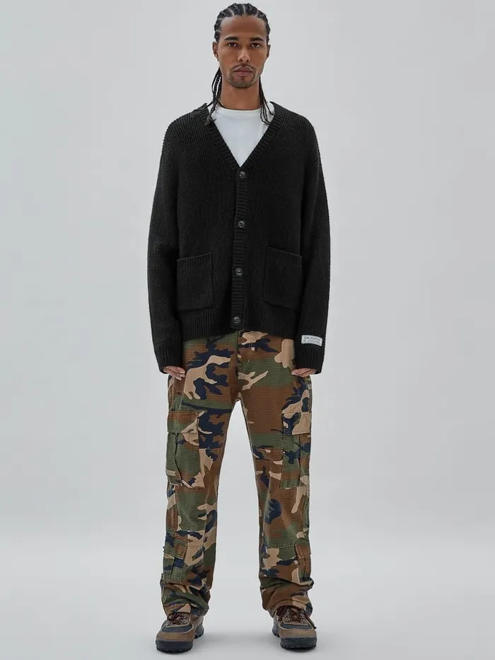 Hoodies and Sweaters Men GUESS Originals Label Cardigan Black GUESS Hoodies and Sweaters Men GUESS Originals Label Cardigan Black GUESS