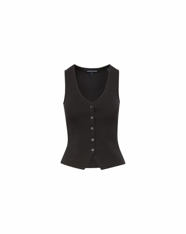 Hoorne Tank Top Black Women Veronica Beard Tops Hoorne Tank Top Black Women Veronica Beard Tops