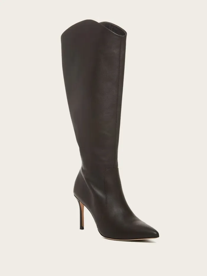 Houston Tall Boots Bitter Chocolate Women Boots and Booties GUESS