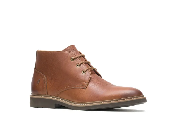 Hush Puppies Detroit Chukka Cognac Leather Men Boots