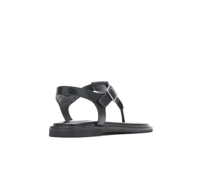 Hush Puppies Sandals Women Lexi Toepost Black Leather