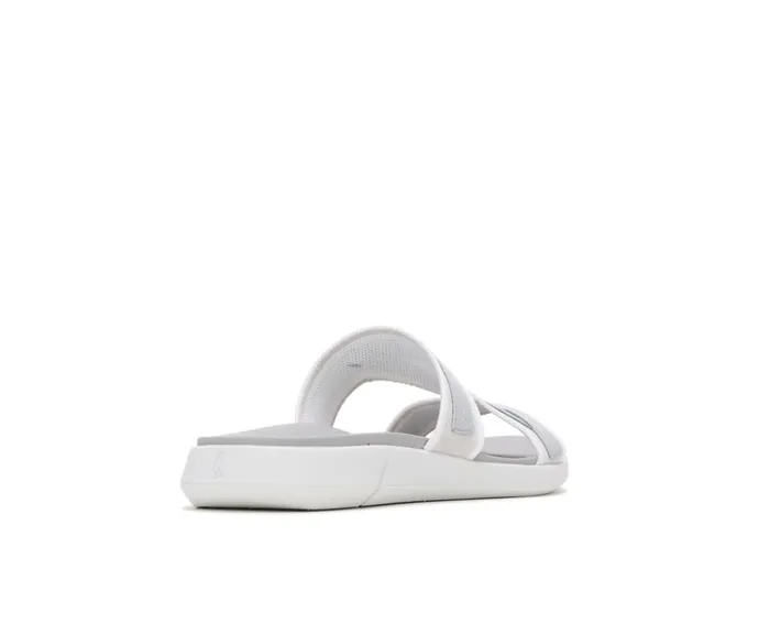 Hush Puppies Willa Knit Slide Vapor Grey Knit Women Sandals