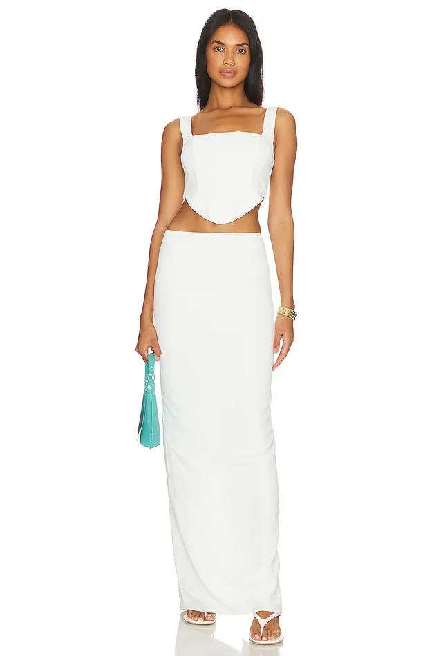 Imani Maxi Skirt Opal White Women Lovers and Friends Skirts Imani Maxi Skirt Opal White Women Lovers and Friends Skirts