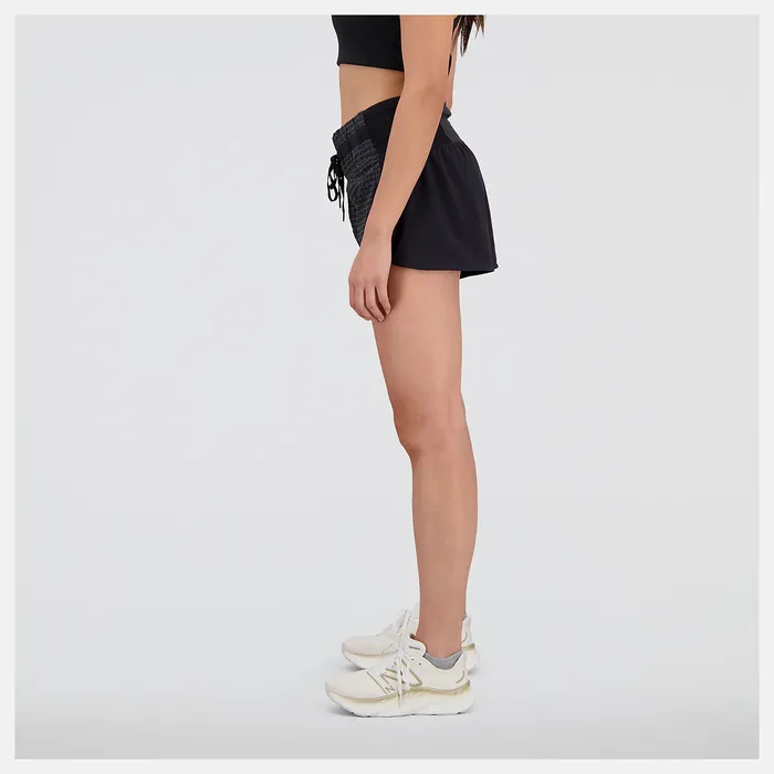 Impact Run Luminous 3 Inch Short BLACK Women Matching Sets New Balance Impact Run Luminous 3 Inch Short BLACK Women Matching Sets New Balance
