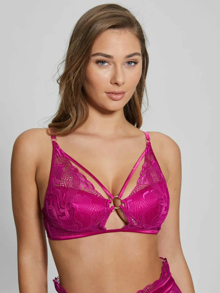 Intimates Danielle HalfCup Wired Bra Red Rose GUESS Women