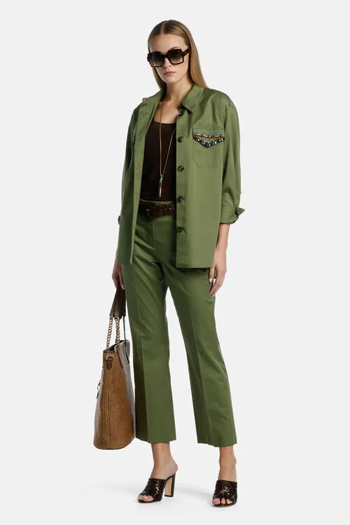 Jackets and Blazers Vallerano Vallerano Military Green 8211 Luisa Spagnoli Women Jackets and Blazers Vallerano Vallerano Military Green 8211 Luisa Spagnoli Women