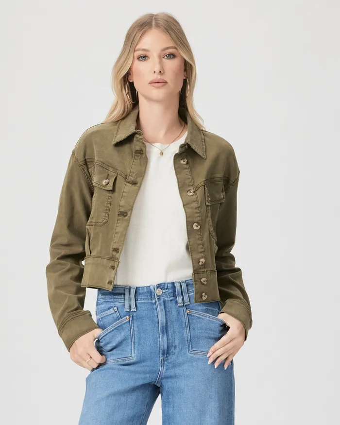 Jackets and Coats Cerra Jacket 8211 Vintage Military Green PAIGE Women