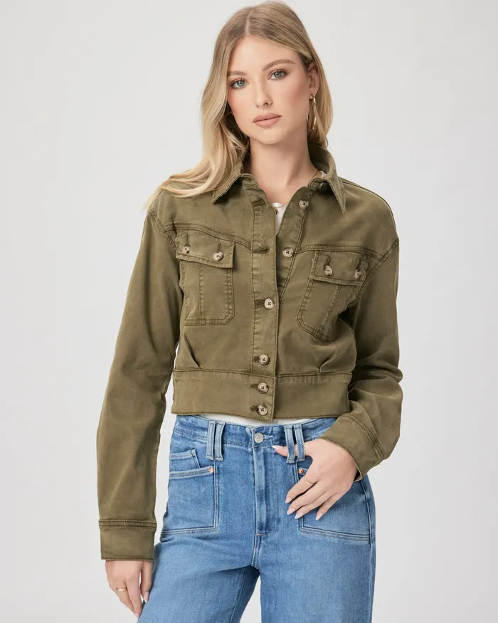 Jackets and Coats Cerra Jacket 8211 Vintage Military Green PAIGE Women
