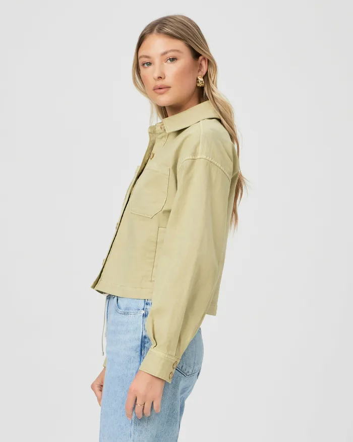 Jackets and Coats Connor Shacket 8211 Vintage Pale Olive PAIGE Women Jackets and Coats Connor Shacket 8211 Vintage Pale Olive PAIGE Women