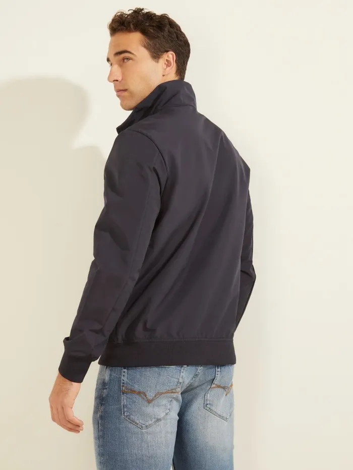 Jackets and Coats Men GUESS Amos Flight Jacket Deep Marine