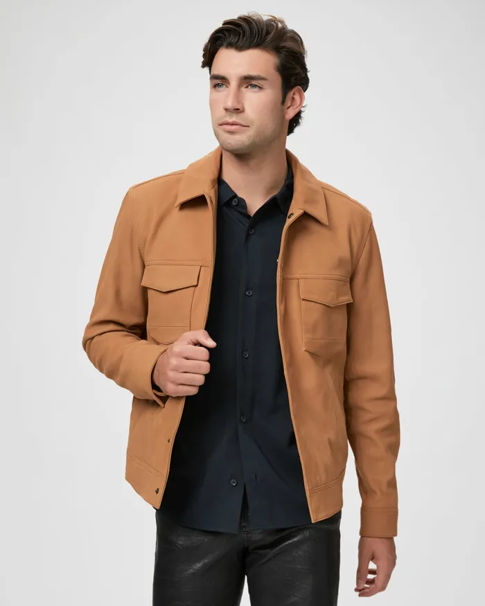 Jackets and Coats Men Pedro Jacket 8211 Antique Spice PAIGE