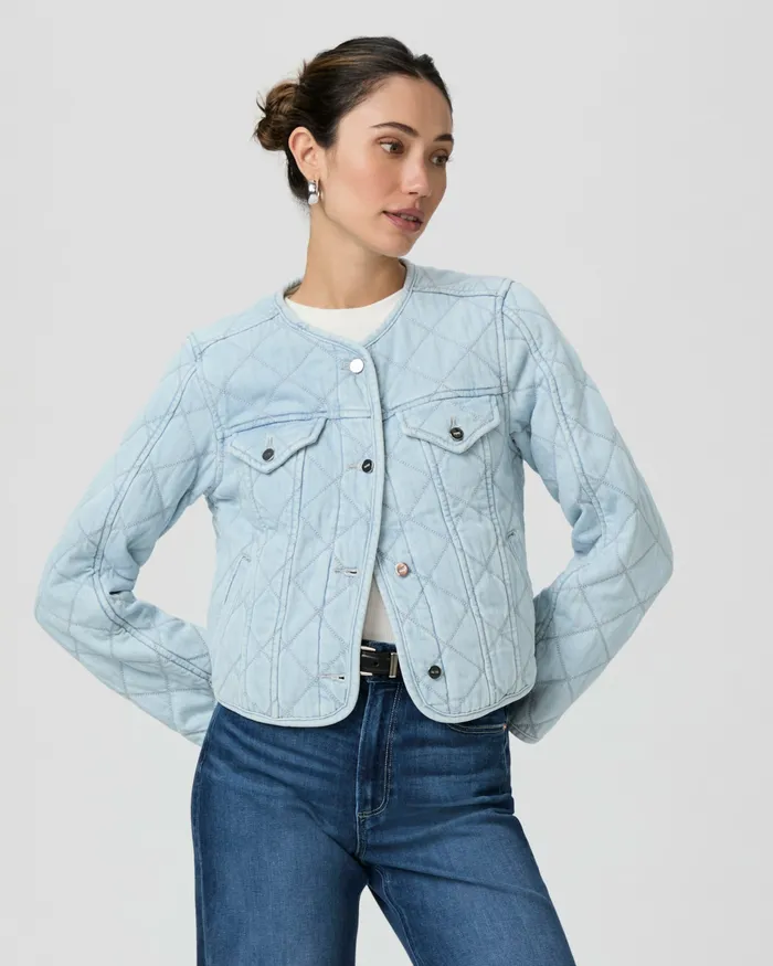 Jackets and Coats PAIGE Women Jayla Cropped Quilted Jacket 8211 Aella
