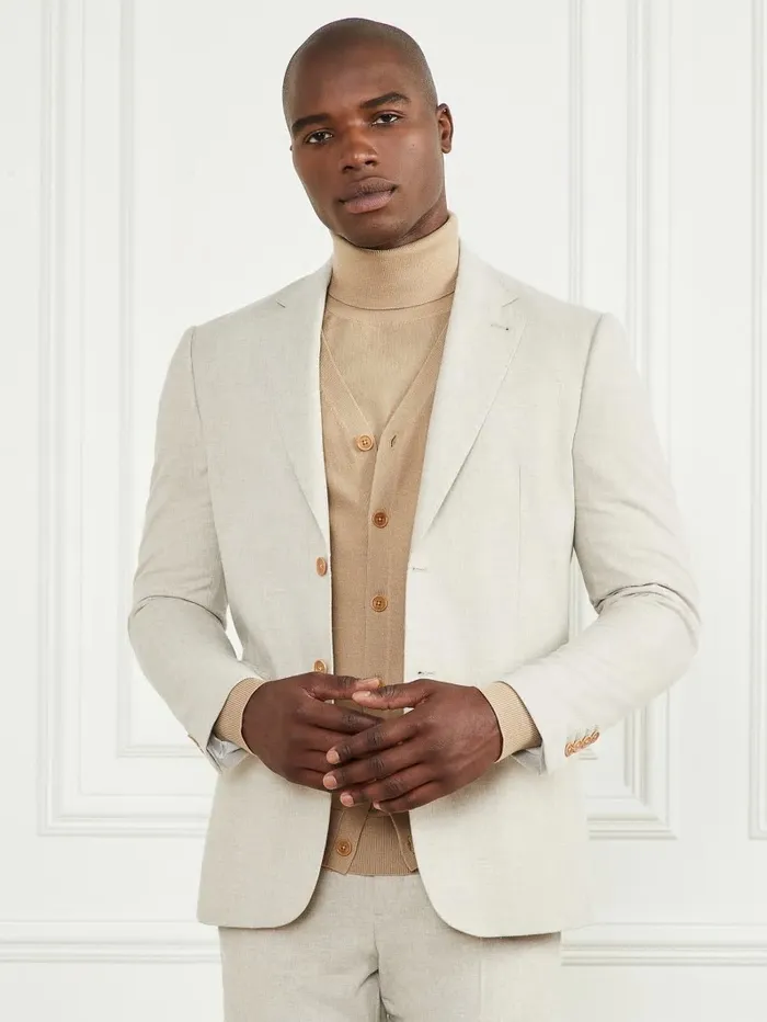 Jackets and Coats Sean Notched Blazer Herb Tan Yd GUESS Men