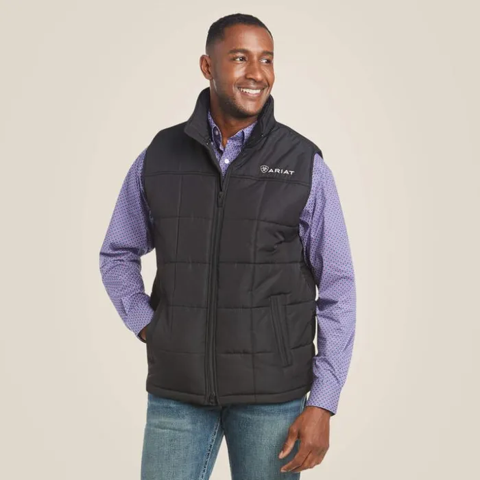 Jackets and Vests Men Ariat Crius Insulated Vest Black