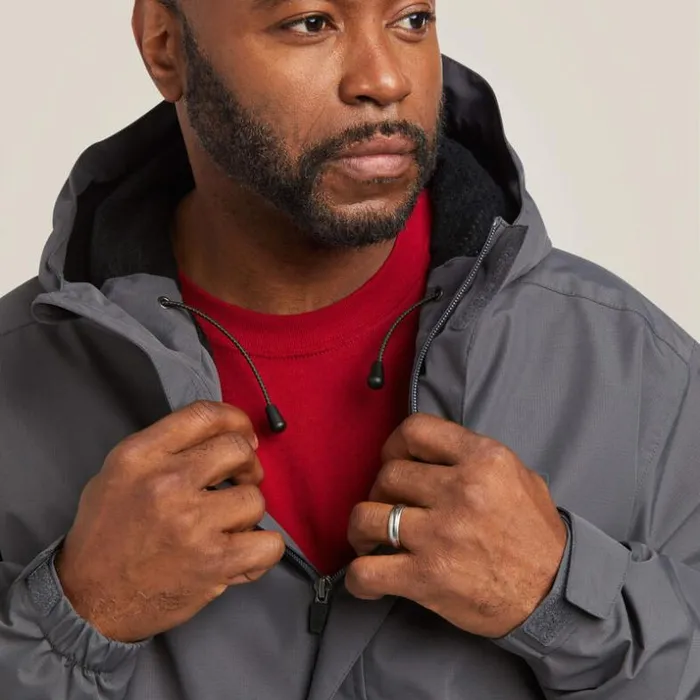 Jackets and Vests Men Ariat Rebar Stormshell Waterproof Jacket Rebar Grey Jackets and Vests Men Ariat Rebar Stormshell Waterproof Jacket Rebar Grey