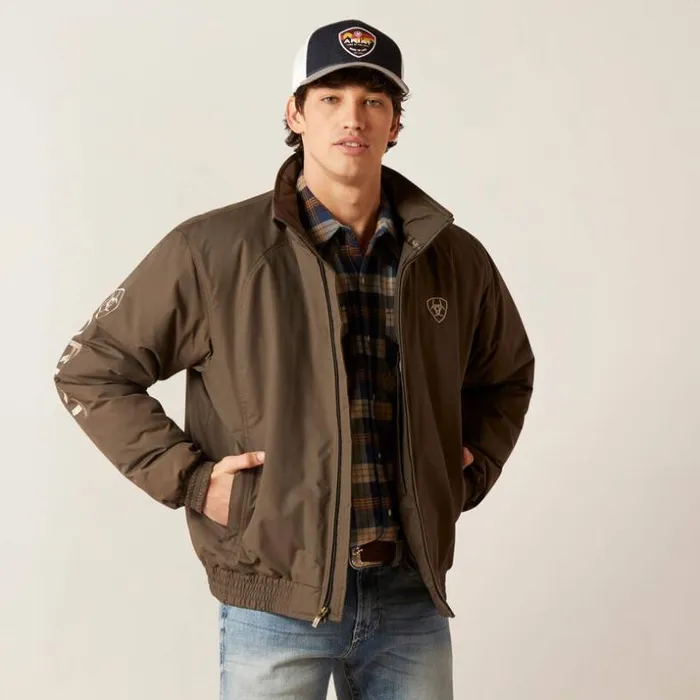 Jackets and Vests Men Ariat Team Insulated Jacket Banyan Bark