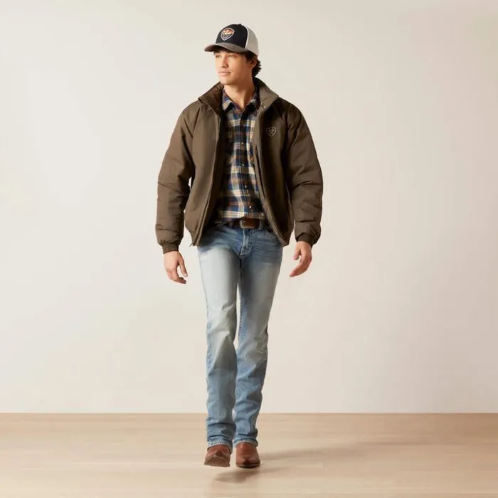 Jackets and Vests Men Ariat Team Insulated Jacket Banyan Bark