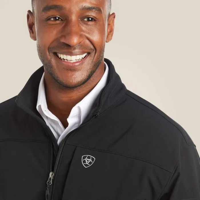 Jackets and Vests Men Ariat Vernon 20 Softshell Jacket Black
